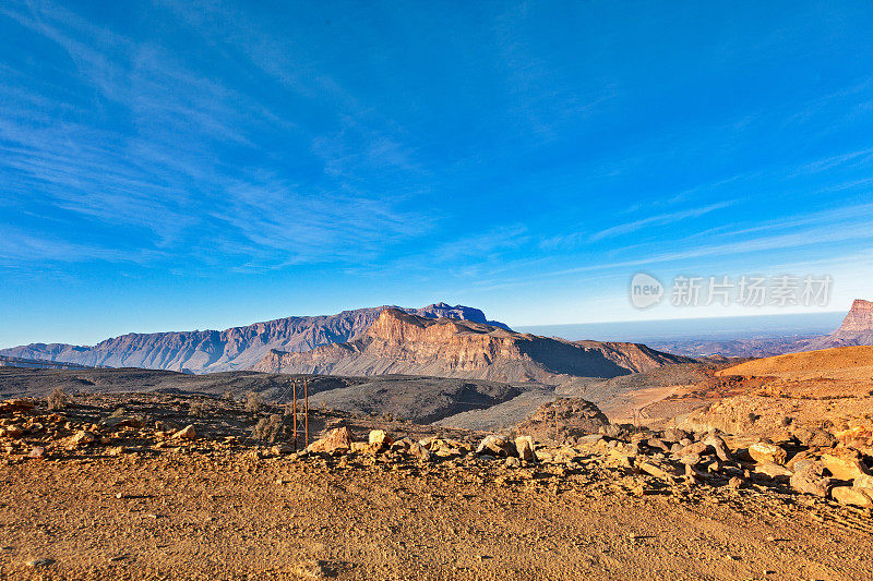 Al Hajar山脉的山峰